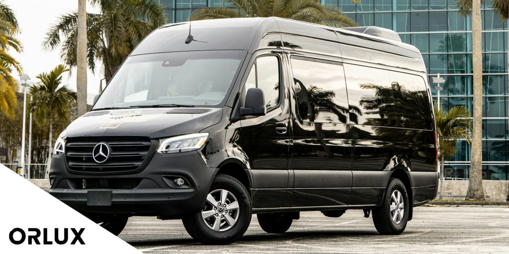 sprinter van rental with driver in orlando