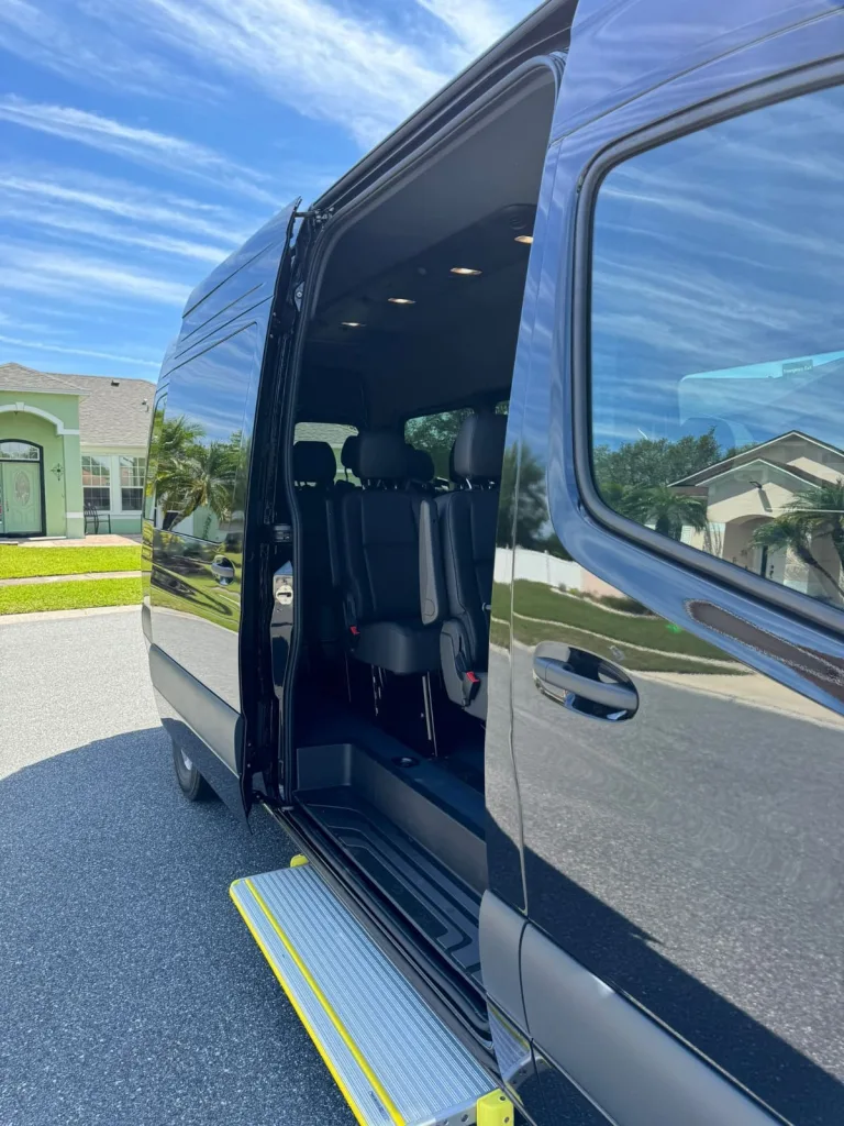 Which Sprinter Van Is Right for You? The Complete Guide to All Four Sprinter Options 3 orlux mercedes sprinter side door open Which Sprinter Van Is Right for You? The Complete Guide to All Four Sprinter Options 2026 Orlux Rides