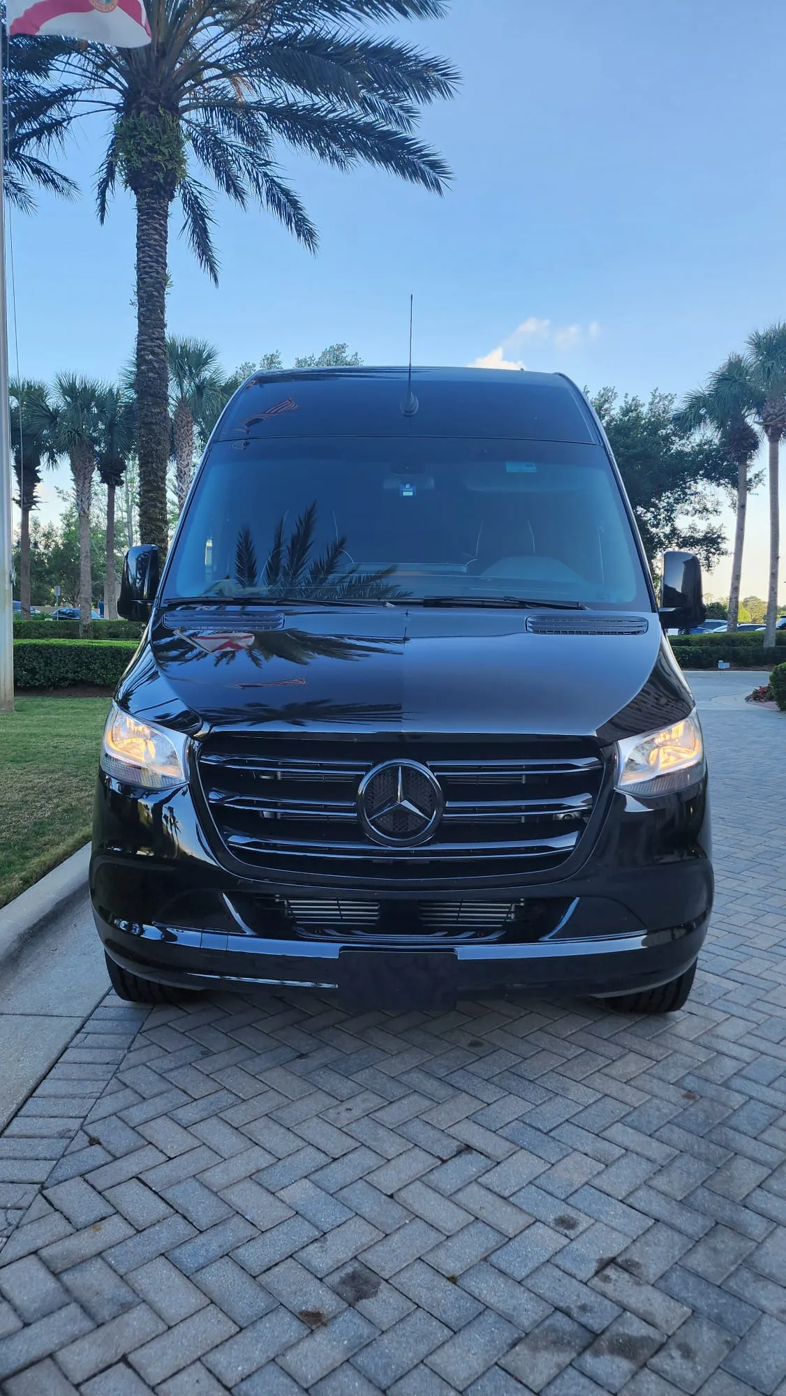 luxury sprinter van rental with driver